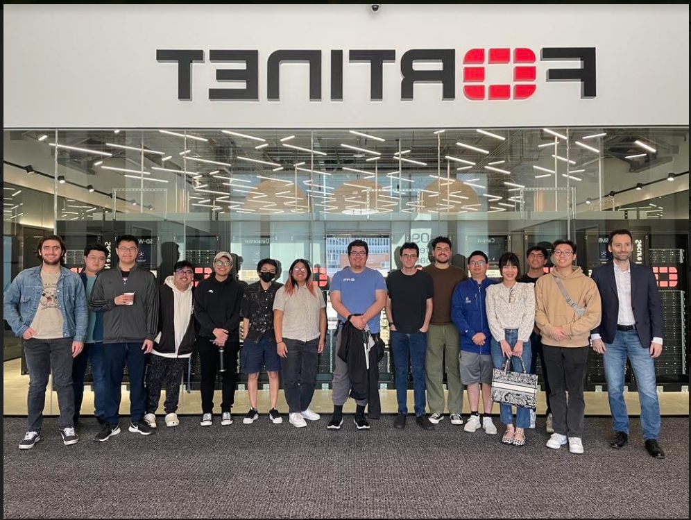 Tech 165 Class Tours Fortinet Headquarters in Sunnyvale